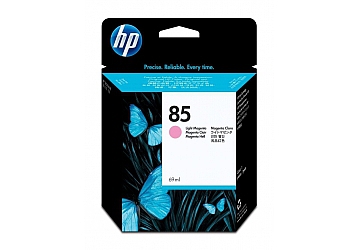 Cartucho Inkjet HP C9429A (#85) magenta claro, compatible con DesignJet 30, 30N, 90, 90GP, 90R, 130, 130GP, 130NR, original. Cont. 69 ml