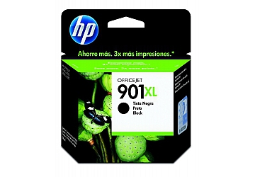 Cartucho HP Officejet CC654AL (#901XL) negro, compatible con Officejet J4660, J4540, J4550, J4580, J4680 original, rendimiento 700 páginas