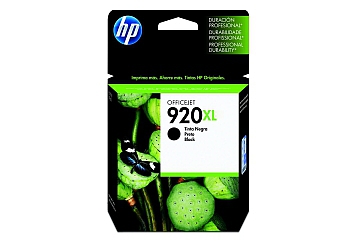 Cartucho Inkjet HP CD975AL (#920XL) negro, compatible con OfficeJet 6500 / OfficeJet 6500 Wireless / OfficeJet 6000 Printer / Officejet 7500A., original, contenido 25 ml.