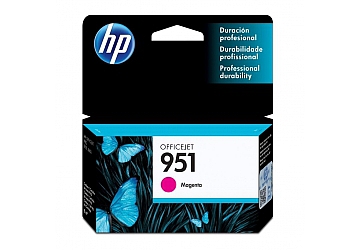 Cartucho Inkjet HP CN051AL (#951) magenta, compatible con OfficeJet Pro 8100 / OfficeJet Pro 8600, original, rinde aprox 750 paginas