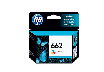 Cartucho Inkjet HP CZ104AL (#662) color, compatible con Deskjet Ink Advantage 2515 / Deskjet Ink Advantage 3515, original, rinde aprox 100 paginas