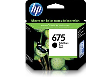 Cartucho Inkjet HP CN690AL (#675) negro, compatible con OfficeJet 4000 / OfficeJet 4400 / OfficeJet 4575, original, rinde aprox 600 paginas