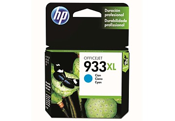 Cartucho Inkjet HP CN054AL cyan original (#933XL), compatible con Officejet 6100, 6600, 6700, 7100A, 7610, original, rinde aprox 825 paginas