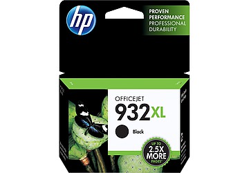 Cartucho Inkjet HP CN053AL (#932XL) negro, compatible con Officejet 6100 / Officejet 6600 / Officejet 6700 / Officejet 7100A / Officejet 7610, original, rinde aprox 1000 paginas