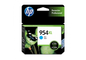 Cartucho Inkjet HP L0S62AL (#954XL) cyan, compatible con OfficeJet Pro 7740, OfficeJet Pro 8210, OfficeJet Pro 8710, OfficeJet Pro 8720, OfficeJet Pro 8730, OfficeJet Pro 8740, original