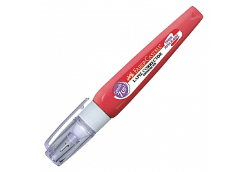 Lápiz corrector Faber Castell con punta metálica y cuerpo flexible, 7ml