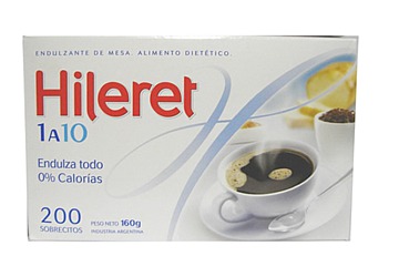 Edulcorante Hileret x 200 sobres