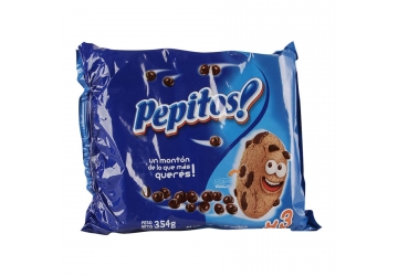 Galletitas Pepitos 354grs, sabor original, pack x 3