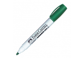 Marcador Faber Castell 152 para pizarra blanca punta redonda a base de alcohol. 