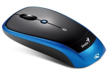 Mouse óptico Genius Bluetooth Traveler 9005BT, tecnología BlueEye con desplazamiento Turbo Scroll. Distancia de trabajo de hasta 10 metros.