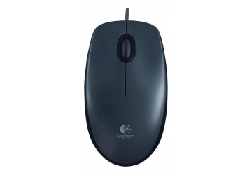 Mouse óptico Logitech M90. Resolucion optica de 1000 dpi. Diseño ambidistro, está diseñado para usarse tanto con la mano derecha como con la izquierda. No necesita instalar software adicional. 