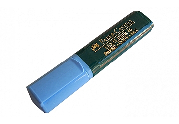 Resaltador Faber Castell T-46 (T-48) textliner, apto para papeles, fotocopias y fax, tinta a base de agua con clip de excelente sujetación y punta biselada