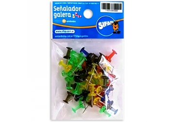 Señalador galera x 50 unidades colores surtidos  