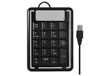 Teclado Numerico USB con 27 Teclas. Teclas adicionales para scroll, page up, page down y end.