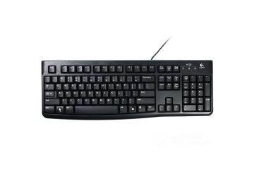 Teclado Logitech K120 USB. Podrá escribir cómoda y silenciosamente gracias a las teclas planas. Resistente a salpicaduras. Tres años de garantía de hardware limitada.