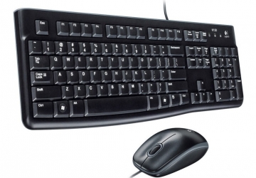 Kit Teclado y Mouse Logitech MK120, USB. Podrá escribir cómoda y silenciosamente gracias a las teclas planas. Resistente a salpicaduras. Mouse óptico preciso de alta definición. Tres años de garantía de hardware limitada.