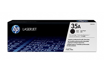 Toner HP CB435A negro, compatible con LaserJet P1000, P1005, P1006, P1007, P1008, original, rendimiento 1500 páginas