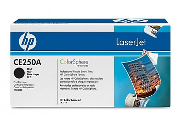 Toner HP CE250A negro, compatible con LaserJet CP3520, CP3525, CM3530, original. Rendimiento 5000 paginas aprox 