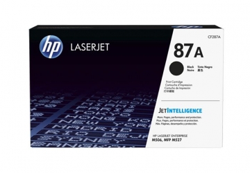 Toner HP CF287A negro, compatible con LaserJet Pro M501dn, LaserJet Enterprise M506dn, LaserJet Enterprise M527dn y LaserJet Enterprise Flow 527c, original, rendimiento 9000 páginas