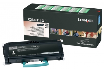 Toner Lexmark X264H11G negro, compatible con X264, X363, X364, original, alto rendimiento, 9000 paginas. 