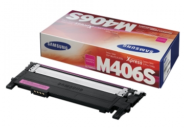 Toner Samsung CLT-M406S magenta, compatible con CLP-365, CLX-3305 series,CLP-360,  original, rendimiento aprox 1000 paginas